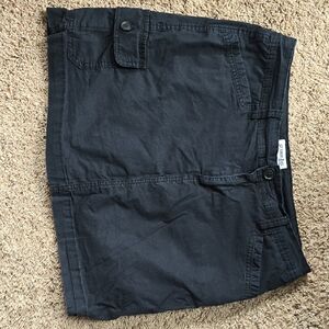 St. John's Bay Dark Gray A-Line Skirt